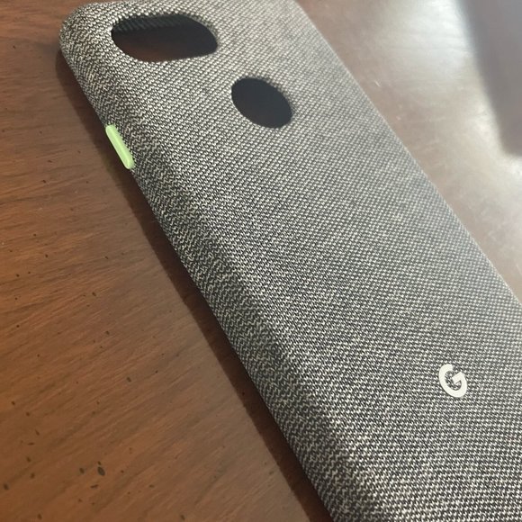 Google Pixel Gray Fabric Case Minimalist Design - Picture 2 of 2